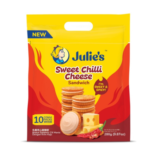 JULIE'S SWEET CHILLI CHEESE 280GM