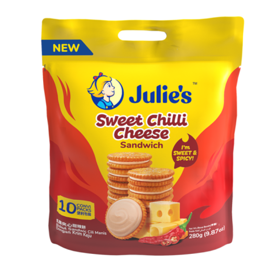 JULIE'S SWEET CHILLI CHEESE 280GM