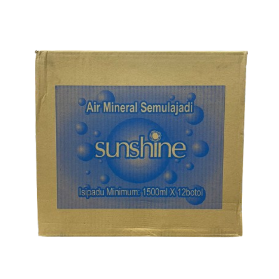 SUNSHINE MINERAL WATER 1.5L *12