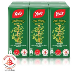 YEO'S FIRST HARVEST GREEN TEA 250ML*6 YEO'S FIRST HARVEST GREEN TEA 250ML*6