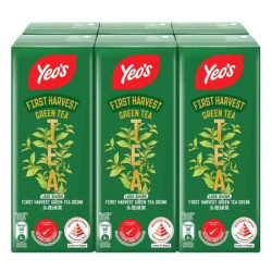 YEO'S FIRST HARVEST GREEN TEA 250ML*6 YEO'S FIRST HARVEST GREEN TEA 250ML*6