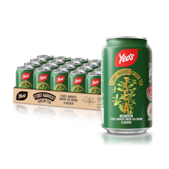 YEO'S FIRST HARVEST GREEN TEA 300ML*24
