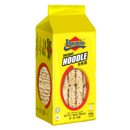 IBUMIE PLAIN INSTANT NOODLE 65GM*10