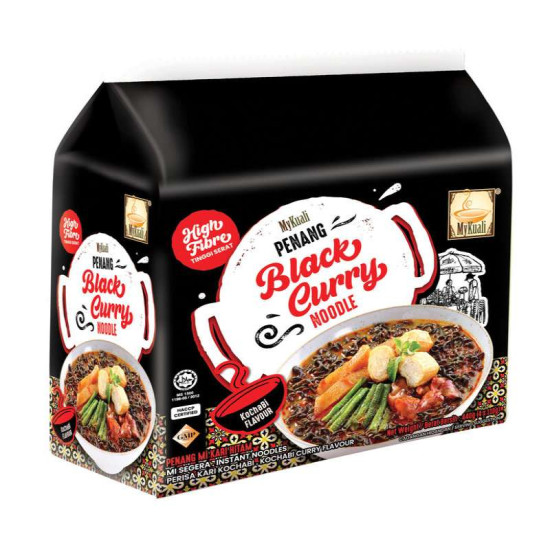 MYKUALI PENANG KOCHABI BLACK CURRY 110GM*4