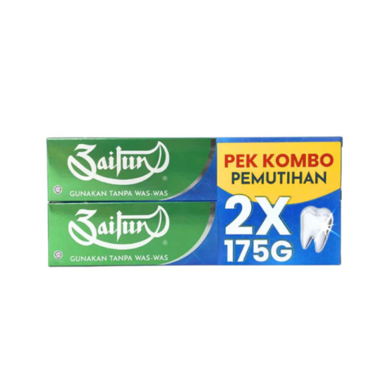 ZAITUN TOOTHPASTE WHITENING 175ML*2