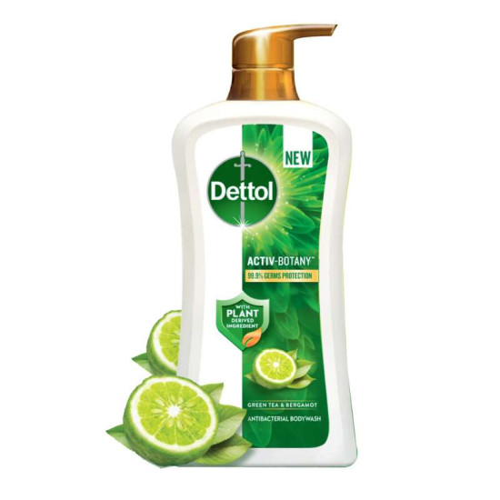 DETTOL SHOWER GEL GREEN TEA & BERGAMOT 850G