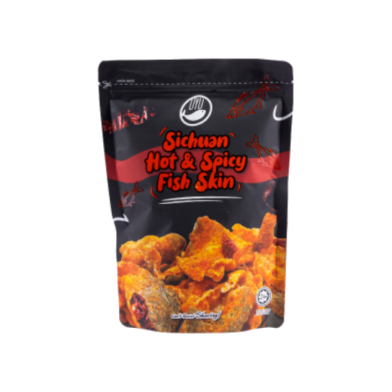 OYU SALTED EGG SICHUAN HOT & SPICY FISH SKIN 70GM