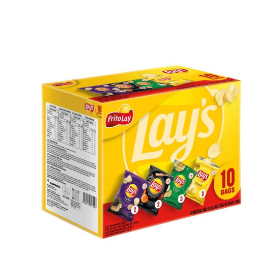 LAYS VARIETY PACK 283GM