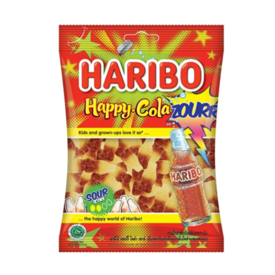HARIBO HAPPY COLA ZOURR 80GM