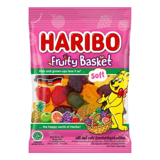 HARIBO FRUITY BASKET 80GM