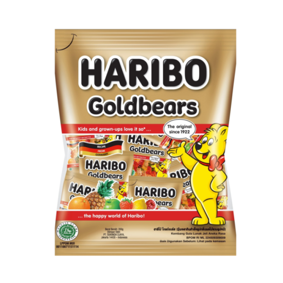 HARIBO GOLD BEARS PARTY PACK 200GM