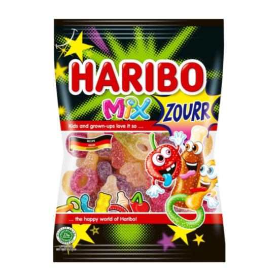 HARIBO MIX ZOURR 80GM