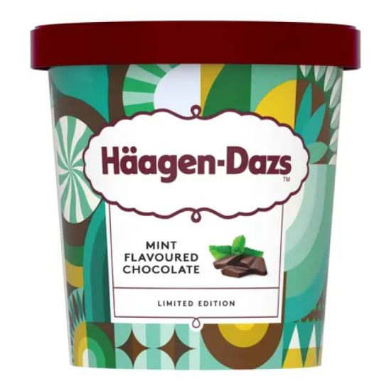 HAAGEN DAZS MINT FLAVOURED CHOCOLATE 420ML