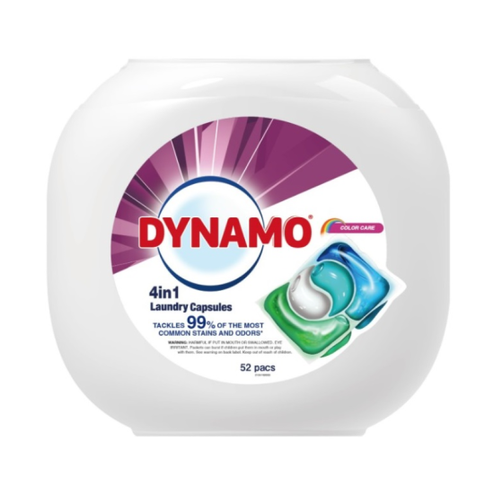 DYNAMO 4IN1 LAUNDRY CAP COLOR CARE 10ML*52PCS