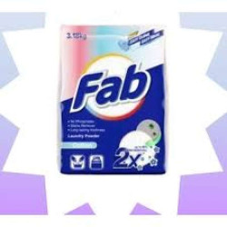 Fab Laundry Powder Cotton (blue) 3.18kg