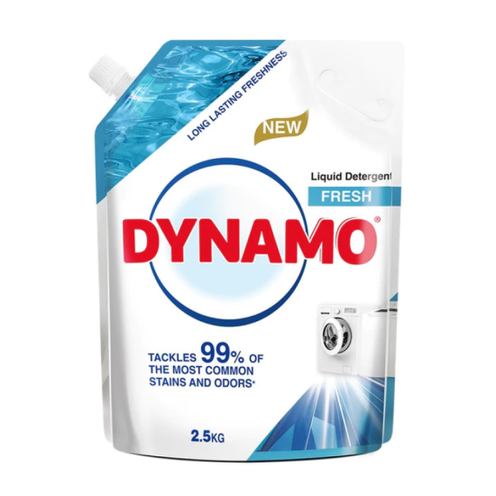DYNAMO LIQUID DETERGENT FRESH (REFILL) 2.5KG