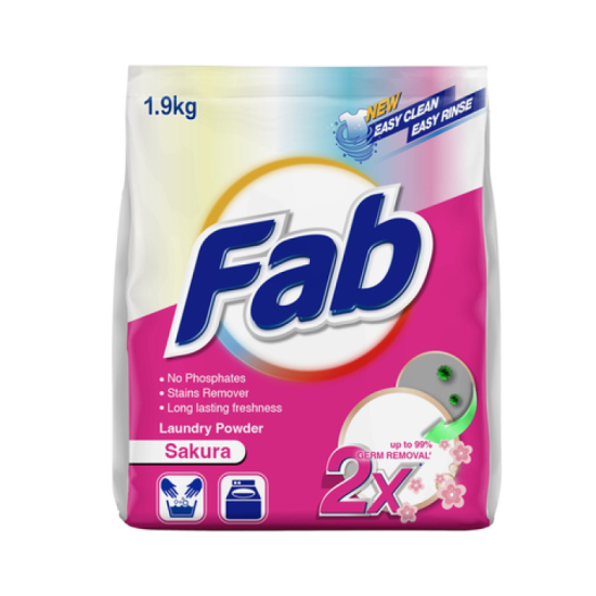 Fab Laundry Powder Sakura 1.9kg