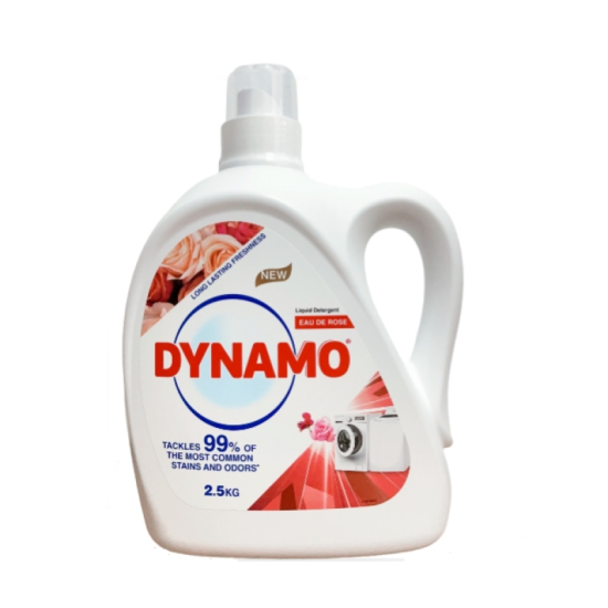 DYNAMO LIQUID DETERGENT EAU DE ROSE 2.5KG