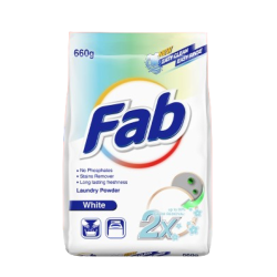Fab Laundry Powder White 660g Fab Laundry Powder White 660g