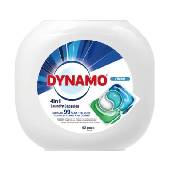 DYNAMO 4IN1 LAUNDRY CAPSULES FRESH 10ML*52PCS