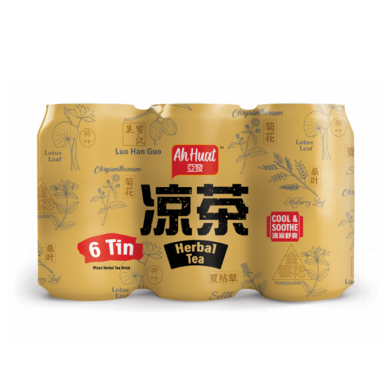 AH HUAT HERBAL TEA 310ML *6'S