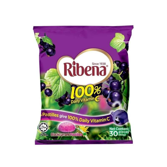 RIBENA PASTILLE REGULAR PILLOW PACK 30'S