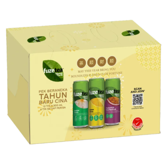 FUZE TEA VARIETY PACK 12'S