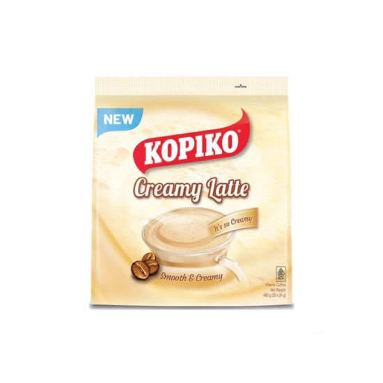 KOPIKO CREAMY LATTE 24GM*20'S