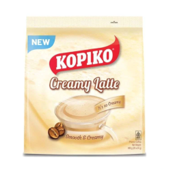 KOPIKO CREAMY LATTE 24GM*20'S KOPIKO CREAMY LATTE 24GM*20'S