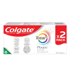 COLGATE TOOTHPASTE TOTAL FRAGRANT MINT 95GM*2 COLGATE TOOTHPASTE TOTAL FRAGRANT MINT 95GM*2