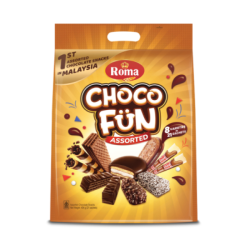 ROMA CHOCO FUN ASSORTED 454GM ROMA CHOCO FUN ASSORTED 454GM