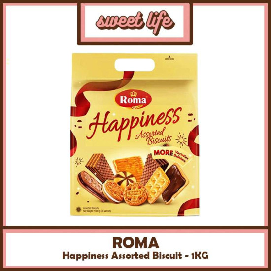 ROMA HAPPINESS ASSORTED BISCUITS 1000GM