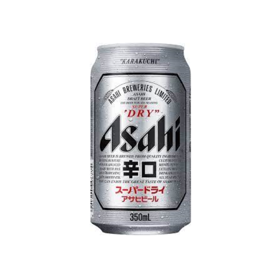 ASAHI SUPER DRY IMPORTED (CAN) 350ML