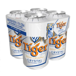 TIGER CRYSTAL BEER 320ML *4 TIGER CRYSTAL BEER 320ML *4