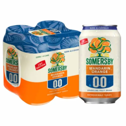 SOMERSBY MANDARIN ORANGE 0.0 320ML*4 SOMERSBY MANDARIN ORANGE 0.0 320ML*4