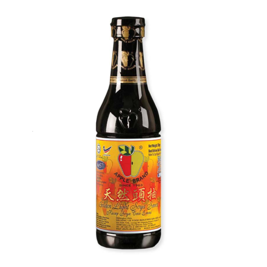 APPLE GOLDEN LIGHT SOYA SAUCE 370GM