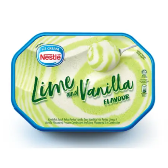 NESTLE LIME & VANILLA ICE CREAM 1.5L