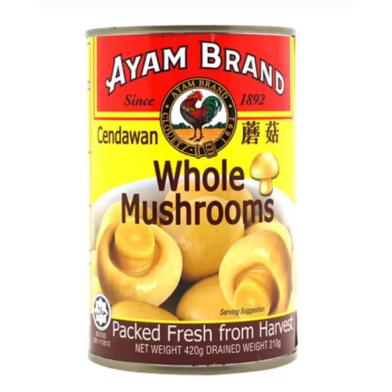 AYAM BRAND WHOLE MUSHROOM 420GM