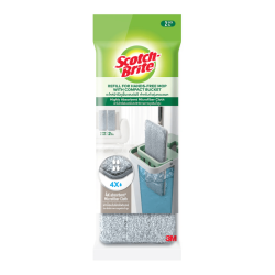 SCOTCH BRITE HANDS-FREE COMPACT MOP REFILL (GREY) SCOTCH BRITE HANDS-FREE COMPACT MOP REFILL (GREY)