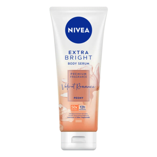 NIVEA BODY LOTION EXTRA BRIGHT VELVET ROMANCE 320M