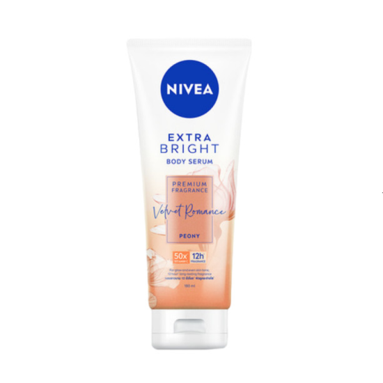 NIVEA BODY LOTION EXTRA BRIGHT VELVET ROMANCE 180M