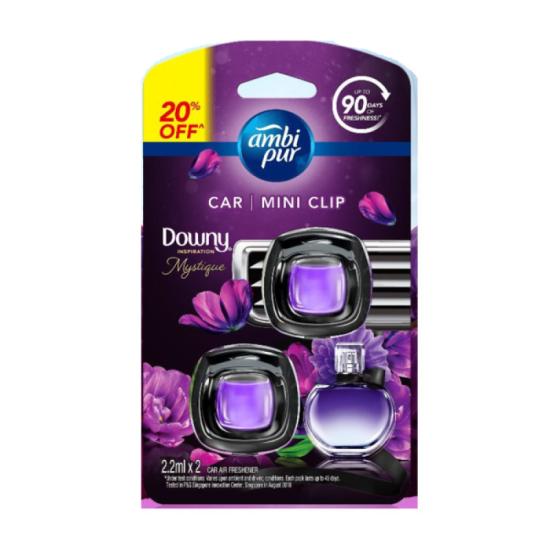 AMBI PUR CAR MINI CLIP MYSTIQUE 2.2ML*2