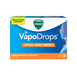 VICKS VAPODROPS ORANGE 12'S (2.5G) VICKS VAPODROPS ORANGE 12'S (2.5G)