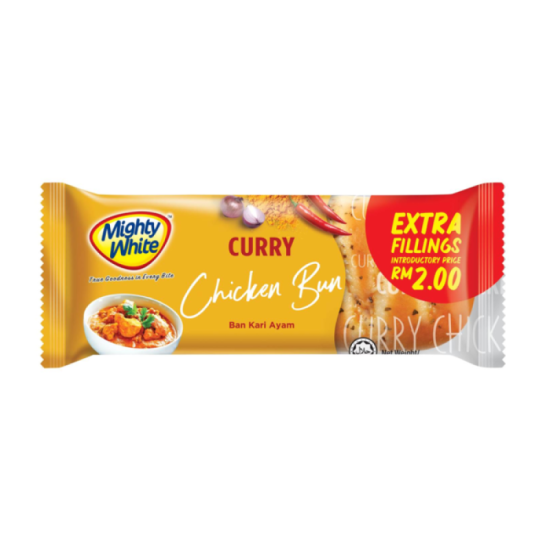 MIGHTY WHITE CURRY CHICKEN BUN 70G