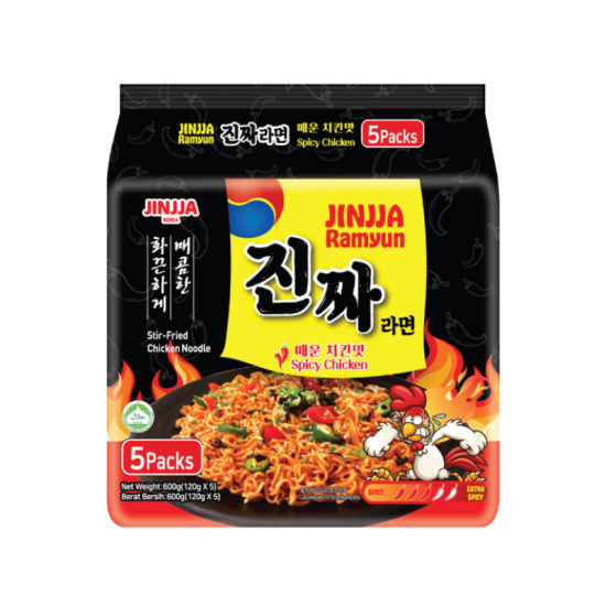 JINJJA RAMYUN SPICY CHICKEN 120GM*5