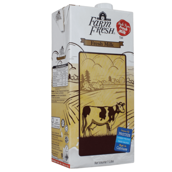 FARM FRESH UHT FULL CREAM MILK 1L