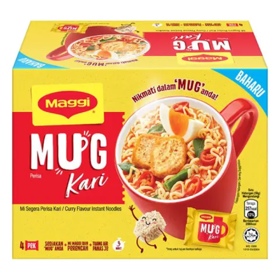 MAGGI MUG CURRY 58G*4