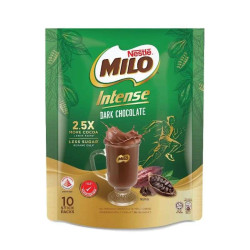 MILO INTENSE DARK CHOCOLATE 33G*10 MILO INTENSE DARK CHOCOLATE 33G*10