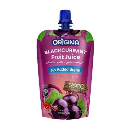 ORIGINA 200MG VIT C BLACKCURRANT FRUIT JUICE 200ML