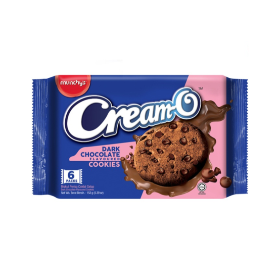 MUNCHY'S CREAM-O COOKIE DARK CHOCOLATE 153GM